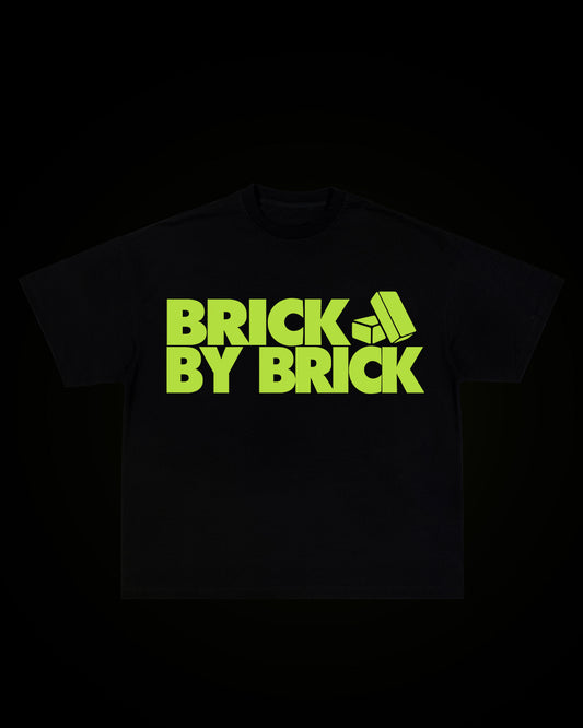 BRICK BY BRICK - BLACK TEE *PRE ORDER*